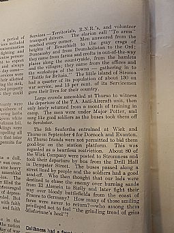 P293 'Caithness and the War' N.G. Glass 