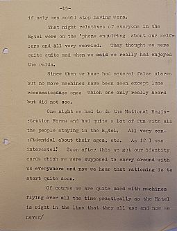 MUN.2.1 Extract from Hetty Munro's diary, page 15