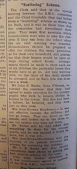 John O'Groat Journal 10th November 1939, page 4