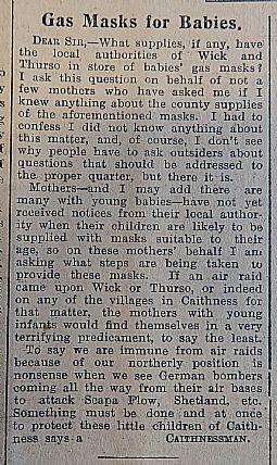 John O'Groat Journal, 17th November 1939, page 3