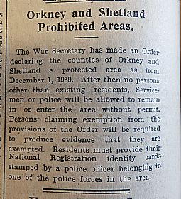 John O'Groat Journal, 24th November 1939, page 2