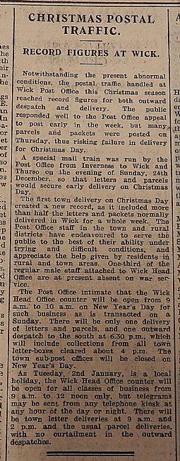 John O'Groat Journal, 29 December 1939, page 5