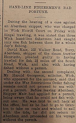 John O'Groat Journal, 19th January 1940, page 3