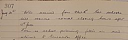 CC.6.3.12.7.4 Staxigeo School log book, 30 January 1940