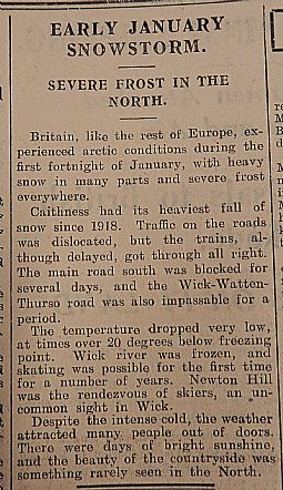 John O'Groat Journal, 2nd February 1940, page 4