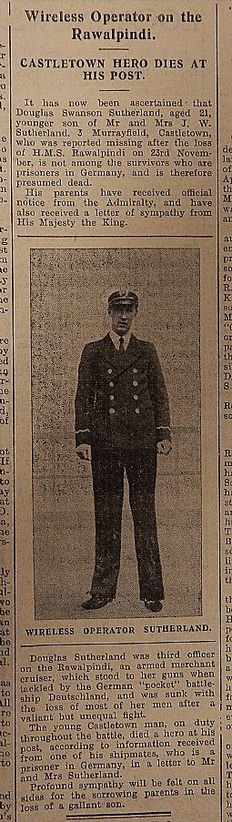 John O'Groat Journal, 9th February 1940, page 3 