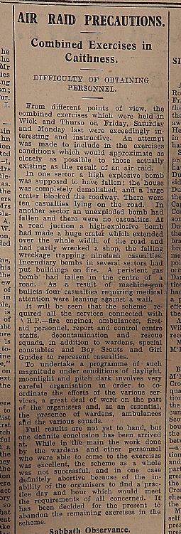 John O'Groat Journal, 1st March 1940, page 4