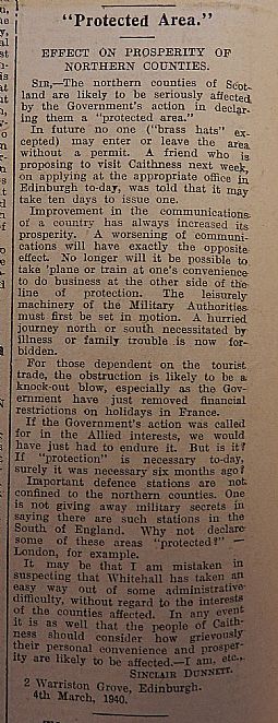 John O'Groat Journal, 8th March 1940, page 6