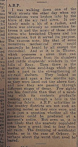 John O'Groat Journal, 15th March 1940, page 2