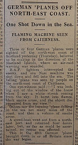 John O'Groat Journal, 29th March 1940, page 4