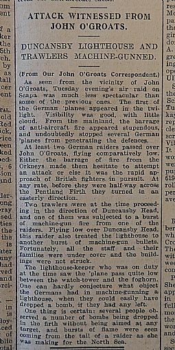 John O'Groat Journal, 5th April 1940, page 4