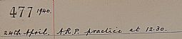CC.6.3.11.3.6 Pulteneytown Academy log book 26th April 1940