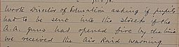 CC.6.3.11.3.6 Pulteneytown Academy Log book, 13th May 1940