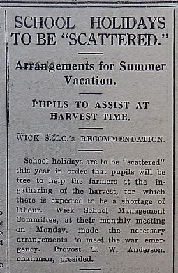 John O'Groat Journal, 31st May 1940, page 5 