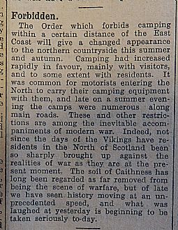 John O'Groat Hournal, 14th June 1940, page 2 