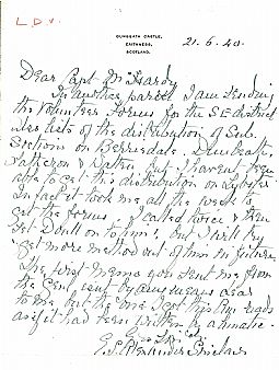 P567-6 Letter dated 20th June 1940 