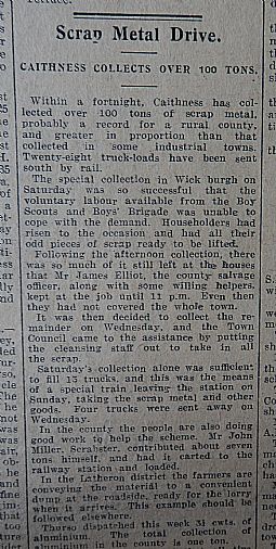 John O'Groat Journal, 2nd August 1940, page 2 