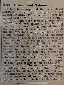 John O'Groat Journal, 9th August 1940, page 3 