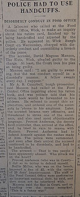 John O'Groat, 23rd August 1940, page 3 