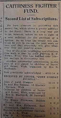 Jon O'Groat Journal, 30th August 1940, page 2 