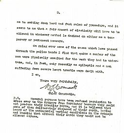 Caithness Constabulary correspondence, page 2, 5th September 1940 