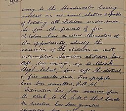 Thrumster Public School Log Book (2) 01.10.1940