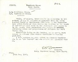 Defence of Berriedale 13.12.1940