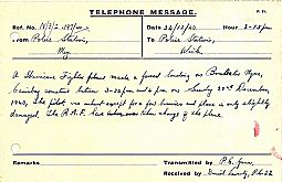 Hurrican crash near Mey 24.12.1940