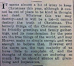 Article from John O' Groat Journal 27.12.1940