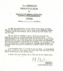 Home Guard year end message  28.12.1940 