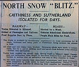 North Snow Blitz article 31.01.1941