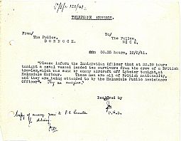 Ship sunk at Lybster 12.02.1941