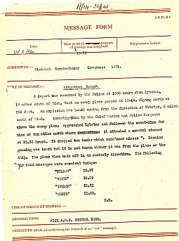 Plane bombs Ulbster 15.02.1941