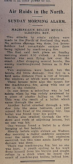 John O'Groat Journal 04.04.1941 "Air Raids in the North"