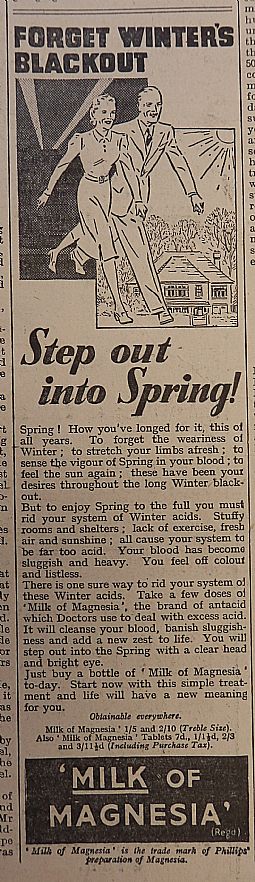 Avert in John O'Groat Journal 25.04.1941