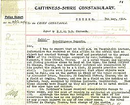 Police UXB Thurso roof 07.05.1941
