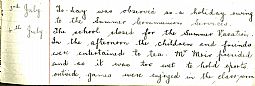 Dunnet Public School Log Book (1) 04.07.1941