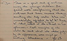 18.12.1942 Bilbster School water not fit to drink