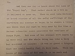 MUN.2.1 Extract from Hetty Munro's diary p.8